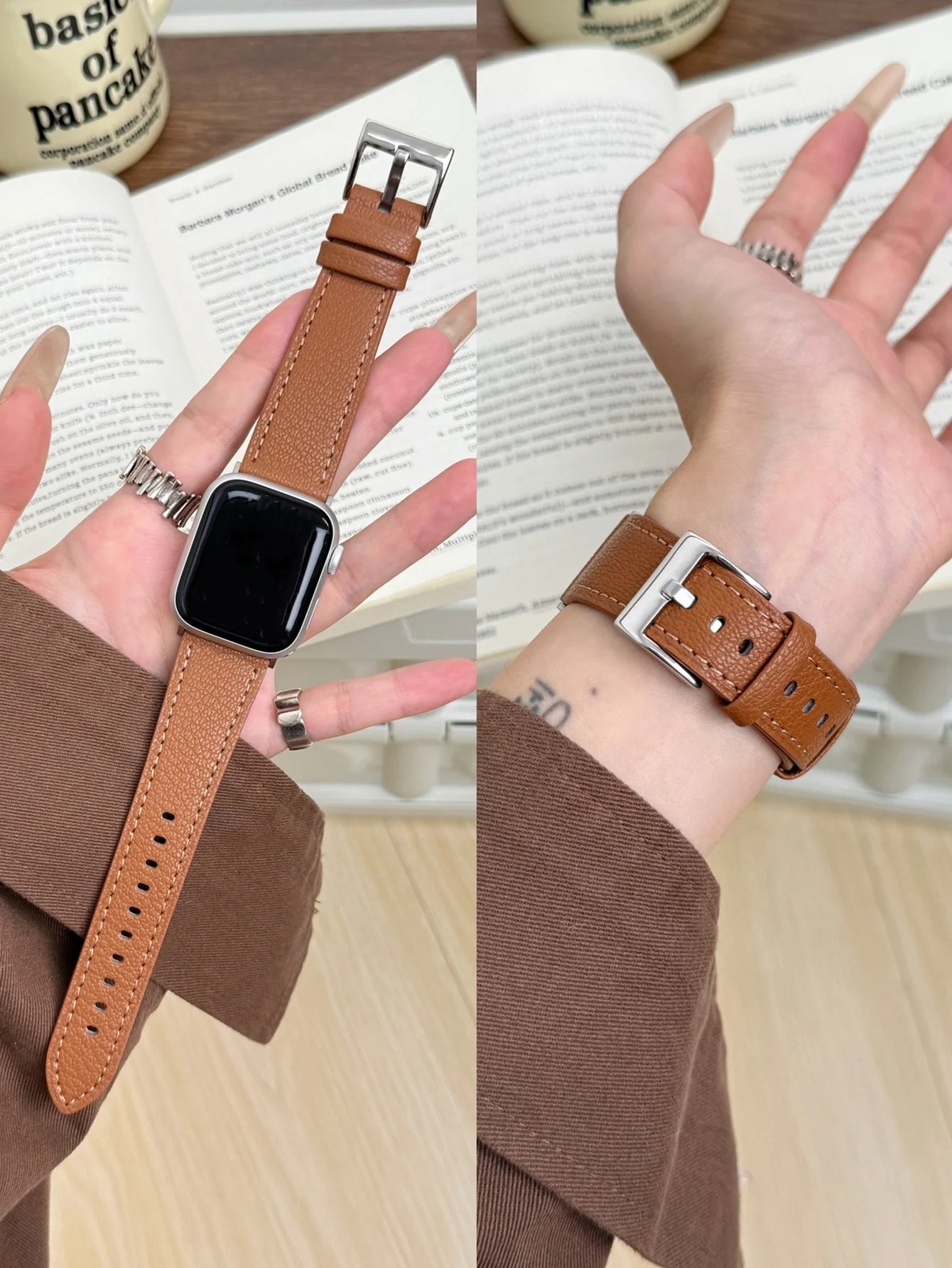 Leder Loop Armband für Apple Watch – Sportlich-elegantes iWatch Lederarmband für Damen & Unisex 38–49 mm