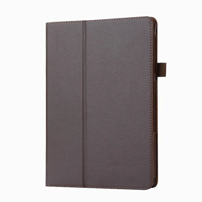 Funda con tapa de cuero de PU para iPad Air 13 (2024 M2) y iPad Pro 12.9 - Funda inteligente con función de encendido automático y soporte (2015-2022) 