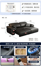 Luxuriöses schwarzes Echtleder Sofa mit Relax- & Schlaffunktion – Modernes Designer Ecksofa & Daybed für stilvolle Wohnzimmer