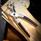 Leder Lochzange für Gürtel & Armbänder – Multifunktionale Edelstahl Gürtelzange zum Stanzen von Löchern für Leder, Taschen & Uhrenarmbänder