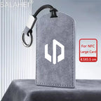 Premium Leder NFC Karten-Schlüssel Hülle für Leapmotor C10 (2024) – Elegantes Keyless Key Cover aus Leder & Wildleder