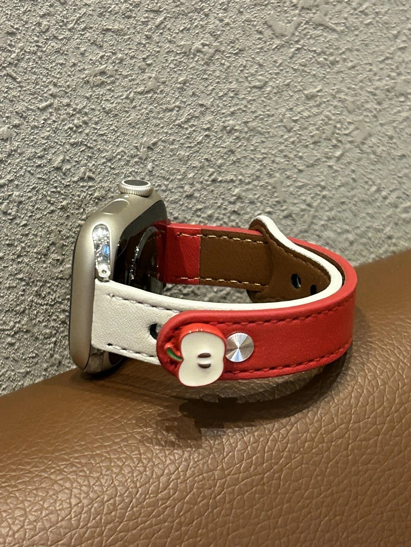 Elegantes Leder Loop Armband für Apple Watch Damen – Hochwertiges Leather Strap 38–46 mm & 49 mm für Series 1–11, SE & Ultra