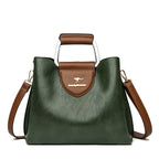 Luxuriöse Damen Tote Bag aus weichem Leder – Hochwertige Designer Schulter- & Crossbody-Handtasche für Alltag & Business