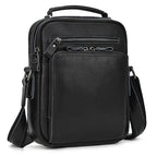 Newsbirds Herren Leder Schultertasche – Crazy Horse Crossbody Messenger Bag aus echtem Rindsleder