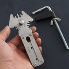 Handgemachtes Leder Werkzeugset für Reißverschluss-Montage – Edelstahl Tool für präzise Zipper-Ecken | DIY Starter Set