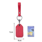 Personalisierbare Lederhülle für StarLine S96 & PIK Intercom – Premium Schutzcover aus Rindsleder für Alarm- & IC-Tags mit Schlüsselanhänger