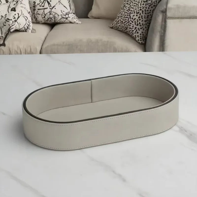 Elegante PU Leder Ablagebox im Japan Style – Stilvoller Valet Tray & Organizer für Schlüssel, Schmuck & Kosmetik