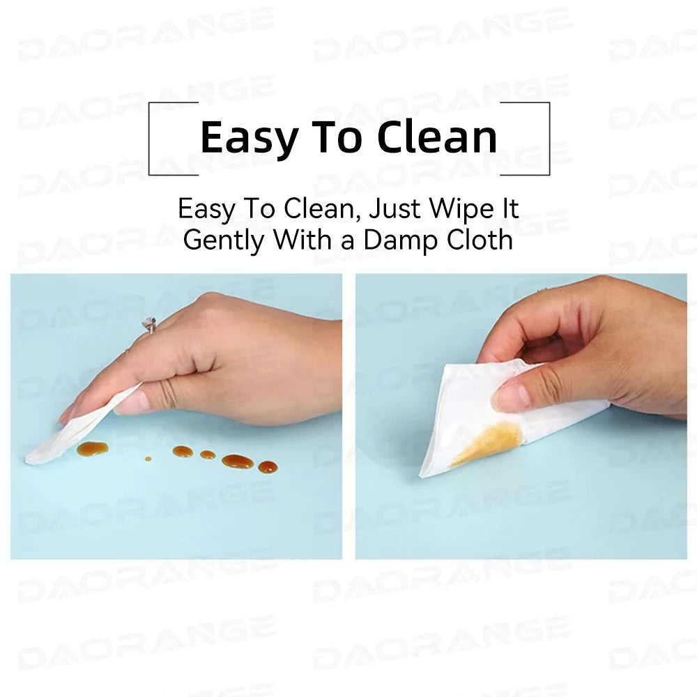 Kompaktes Leder Mousepad – Rutschfeste, doppelseitige PU Leder Mausmatte für Gaming, Büro & Laptop