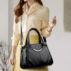 VANDERWAH Luxus Damen Handtasche – Soft Leather Crossbody & Schulter Tote Bag, Designer Handbag 2024