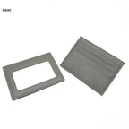 Echtes Leder Kartenetui Slim – Dünner Business Kartenhalter aus Lammleder für Kreditkarten &amp; Ausweise