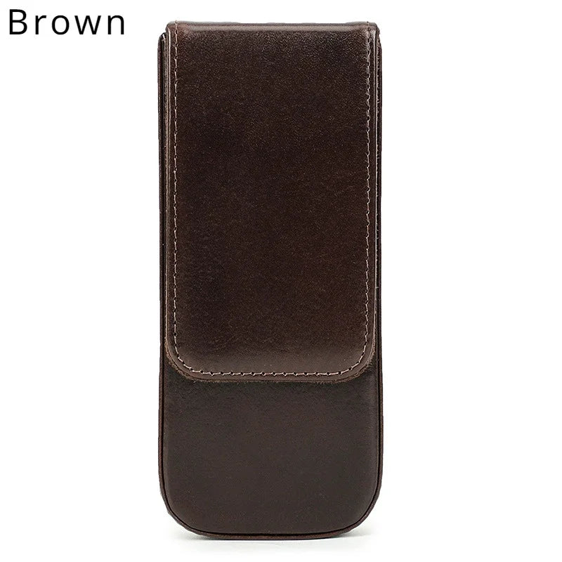 Luxuriöses Füllfederhalter-Etui en véritable cuir – Premium Stifteetui mit 2/3/6/12 Fächern für Büro &amp; Schule 