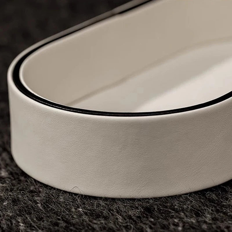 Elegante PU Leder Ablagebox im Japan Style – Stilvoller Valet Tray & Organizer für Schlüssel, Schmuck & Kosmetik