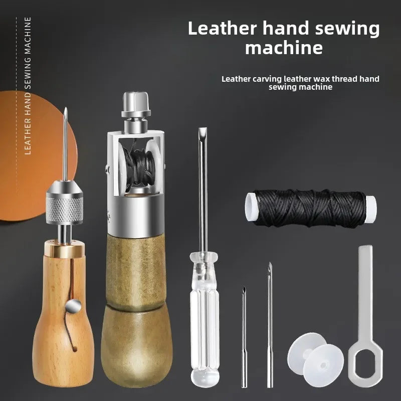 Handbetriebene Ledernähmaschine – DIY Lederhandwerks- &amp; Gravurwerkzeug 