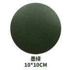 Runder Kunstleder Untersetzer – Wasserdicht & hitzebeständig, stilvolle Tassenunterlage im American Style für Kaffee & Tee