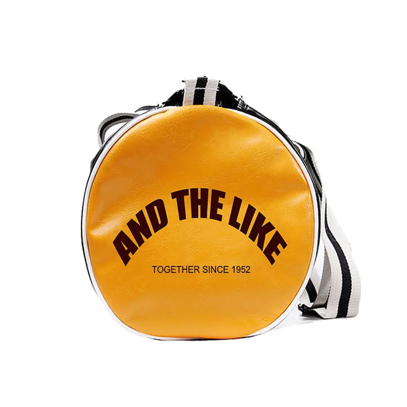 Gros sacs de voyage en cuir PU pour hommes – Sac de voyage à main moderne avec motif lettre, sac à main de voyage d'affaires et de nuit