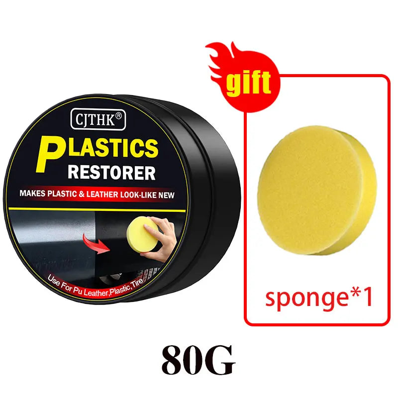 Auto Kunststoff- & Leder Restorer Wachs – Erneuerungs- & Polierpflege für Innenraum, Panels & Verkleidungen