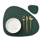 Ensembles de plats ovales noirs et sous-ensembles d'art – Ensemble de table élégant (1/4/6 ensembles) pour cuisine, fête et style de maison. 