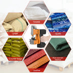 Machine de sac électrique avec batterie – Machine industrielle de transport pour appareils ménagers, cuir et emballages, 190 W, 2200 mAh Lithium-Akku