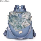 Großer Damen Rucksack aus weichem Lederlook – Modischer Softback Studentinnen-Rucksack mit viel Stauraum 