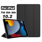 Funda inteligente de piel sintética para iPad de 10,2 pulgadas (7., 8. y 9. generación) – Funda con tapa con función Sleep/Wake y protección contra el ruido 