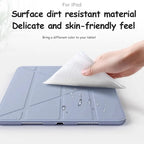 Étui à rabat en cuir pliable en Y pour iPad Mini, iPad Air et iPad Pro – Étui ultra résistant pour tablette avec fonction support (11 pouces) 