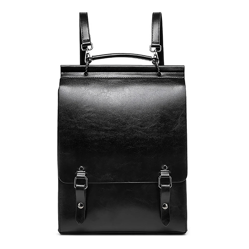 BAOERSEN Damen Leder-Rucksack aus Echtleder – Kompakter Cowhide Backpack & Schultertasche, stilvoll & vielseitig