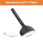 WUTA Basic Leder Eckenstanzer 1/4 Rund – Arc-förmiger Corner Cutter aus Carbonstahl für Gürtel, Riemen & Lederkanten