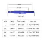 Robustes Lederhalsband für große Hunde – Strapazierfähiges Mikrofaser-Leder mit Polsterung & Schnellverschluss
