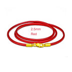 Geflochtene Lederkette Choker Schwarz & Braun – Lederhalskette mit Edelstahlverschluss für Damen & Herren