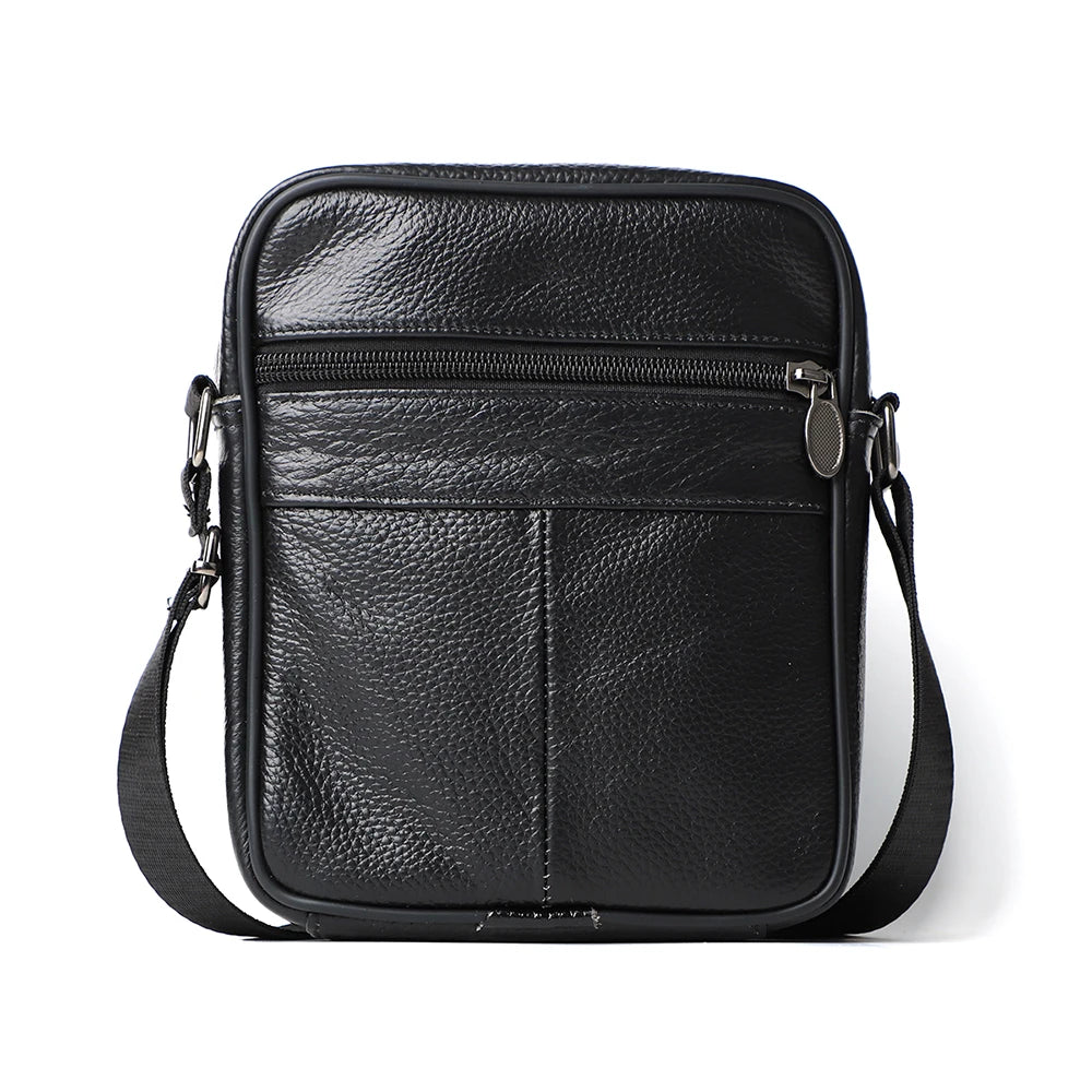 JOYIR Herren Leder Crossbody Bag – Trendige Casual Schultertasche aus Echtleder für Männer