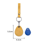 Personalisierbare Lederhülle für StarLine S96 & PIK Intercom – Premium Schutzcover aus Rindsleder für Alarm- & IC-Tags mit Schlüsselanhänger