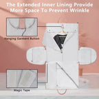 Trendige Business Reise-Kleidertasche aus PU-Leder – Faltbare 2-in-1 Anzug- & Travel Bag, portable Handgepäck-Lösung für Damen und Herren