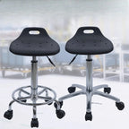 Höhenverstellbarer Dreh-Barhocker aus Eco-Leder – Antistatischer 360° Swivel Stuhl mit rutschfester Basis im modernen Design