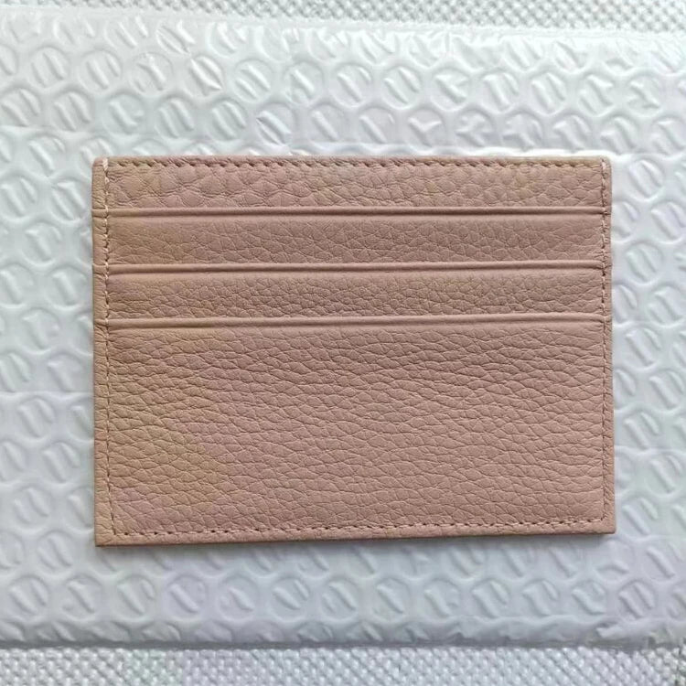 GZGUANDA Personalisierter Leder Kartenhalter – Slim Mini Card Bag aus echtem Rindsleder für Damen & Herren