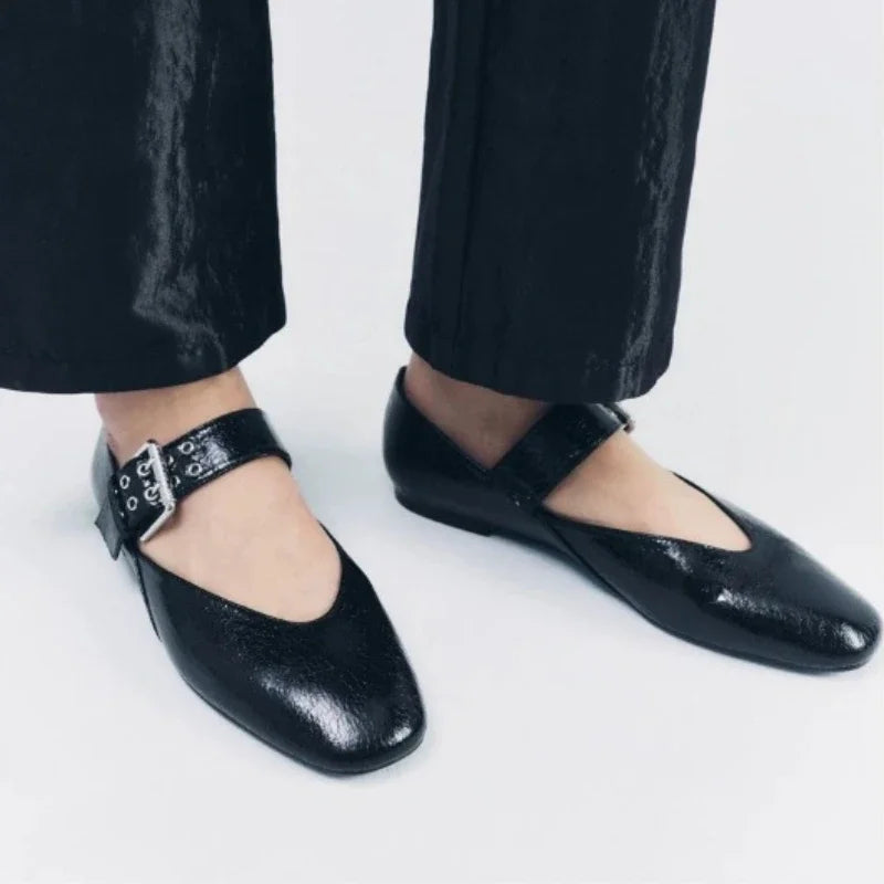 Damen Loafers 2025 – Flache Ballerinas mit Leopardenmuster, spitze Herbstschuhe, Slip-On Flats für Alltag und Freizeit