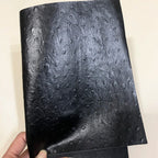 Geprägtes Echtleder Rindsleder Top Layer – Chromgegerbtes Leder 1,0–1,5 mm im A4-Format für DIY Taschen & Accessoires