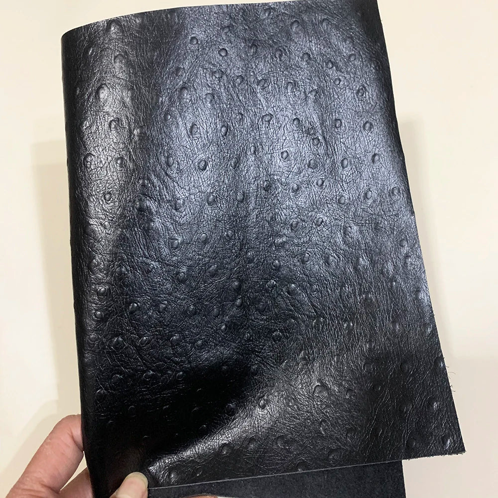 Geprägtes Echtleder Rindsleder Top Layer – Chromgegerbtes Leder 1,0–1,5 mm im A4-Format für DIY Taschen & Accessoires