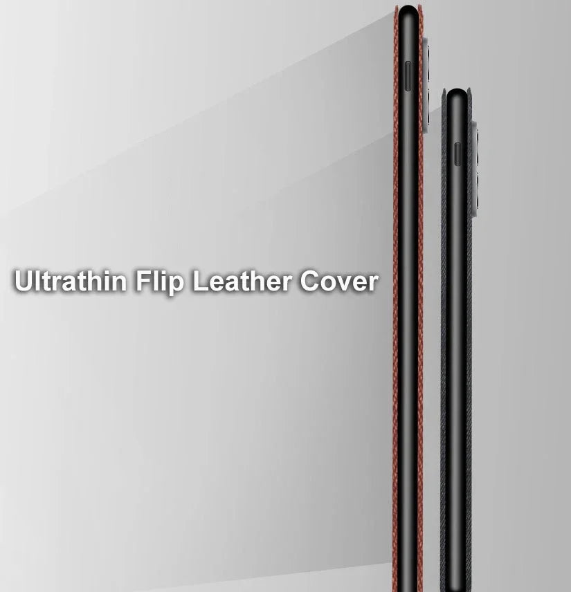 Premium Deer Head Lederhülle für iPad Air, iPad Pro & iPad mini – Faltbarer Stand, Stoßfester Rundumschutz