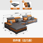 Nordisches Designer Lounge-Sofa – Modernes Relax-Sofa im italienischen Minimalismus, devient Lazy Couch pour Wohnzimmer &amp; Lounge