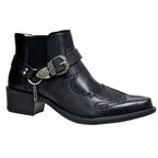 GPBD Herren Vintage Cowboy Boots 2024 – Bottes de moto montantes faites à la main avec chaussures, bottes de moto et de loisirs d'inspiration punk