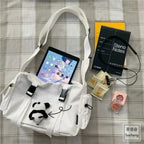 Canvas Crossbody Bag Unisex – Lässige Schulter- & Messenger-Tasche aus Canvas mit großem Fassungsvermögen