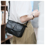 PNDME Damen Leder-Umhängetasche – Echtes Rindsleder, Vintage Messenger Bag, Handgefertigt, Schultertasche für Alltag & Freizeit