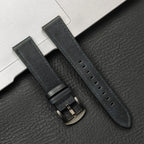 Brazalete de cuero vintage de 20 mm y 22 mm para Samsung Galaxy Watch 4–7 y Xiaomi Redmi Watch – Brazalete clásico para reloj inteligente con diseño dorado 