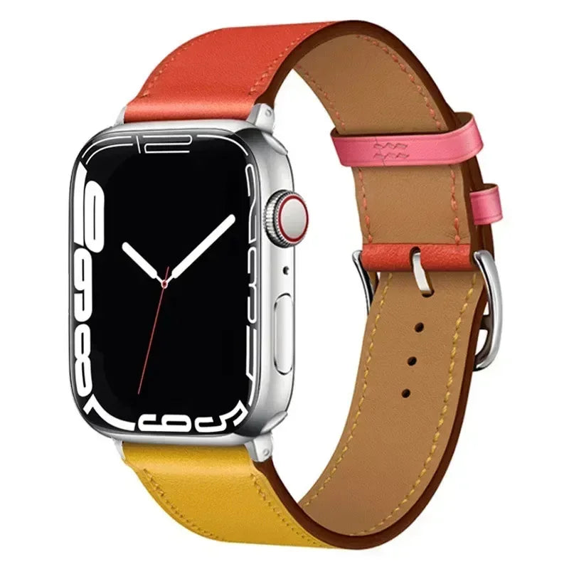 Lederarmband für Apple Watch – Hochwertiges iWatch Armband 38–49 mm für Series 3–10, SE & Ultra | Sportlich & Elegant