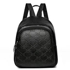 Mochila de cuero de PU unisex de estilo coreano - Mochila Trendiger Softback con gran estatura para todas las etiquetas, escuelas y viajes