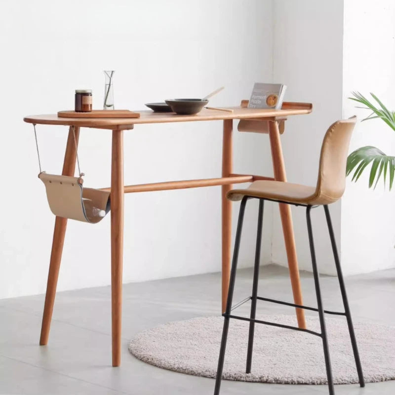 Moderner Leder Barstuhl mit Armlehnen – Höhenverstellbarer & drehbarer Designer-Barhocker für Wohnzimmer, Empfangstheke & Salon