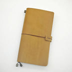 Hochwertiges Leder-Reisetagebuch – Vintage Traveler’s Notebook aus echtem Rindsleder