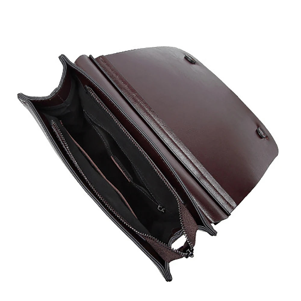 BAOERSEN Damen Leder-Rucksack aus Echtleder – Kompakter Cowhide Backpack &amp; Schultertasche, stilvoll &amp; vielseitig 