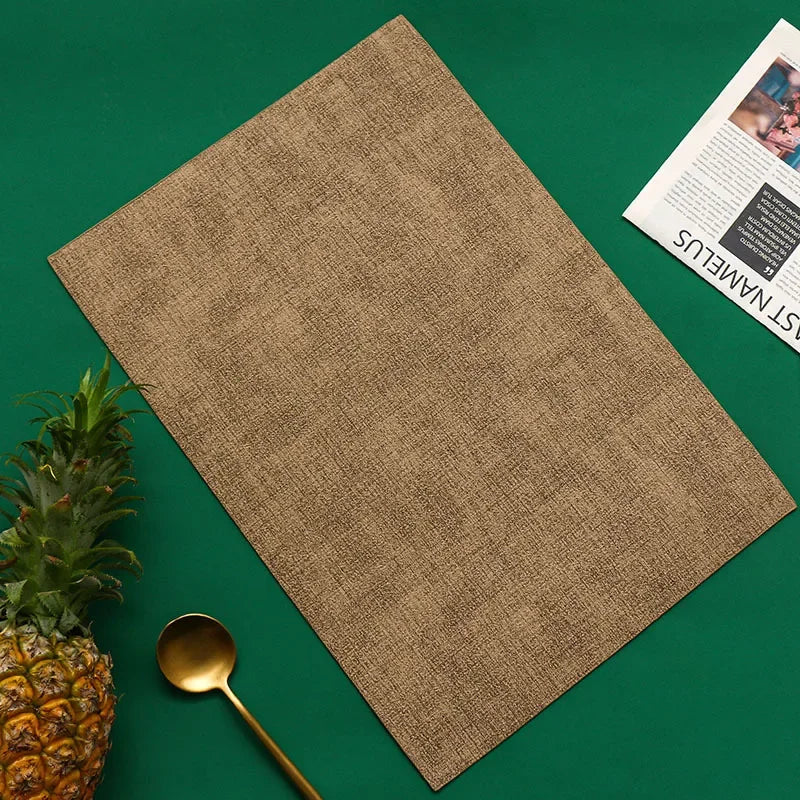 Hochwertige Kunstleder Tischsets – Wasserdichte, ölbeständige & hitzeisolierende Platzmatten im japanischen Stil (4er / 6er Set)