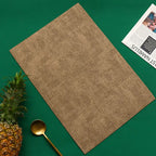 Hochwertige Kunstleder Tischsets – Wasserdichte, ölbeständige & hitzeisolierende Platzmatten im japanischen Stil (4er / 6er Set)